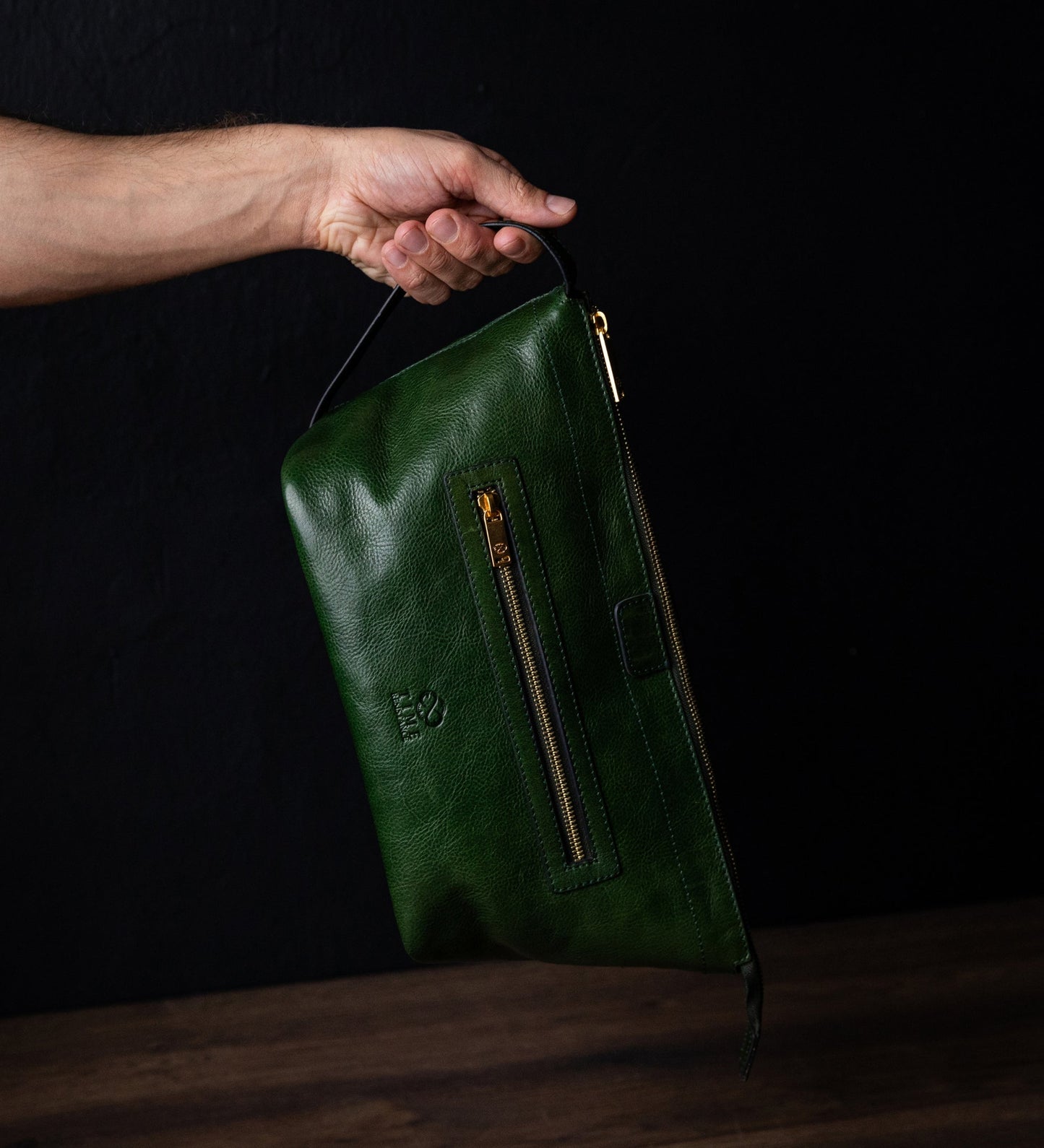 Trousse de toilette en cuir - Ragtime