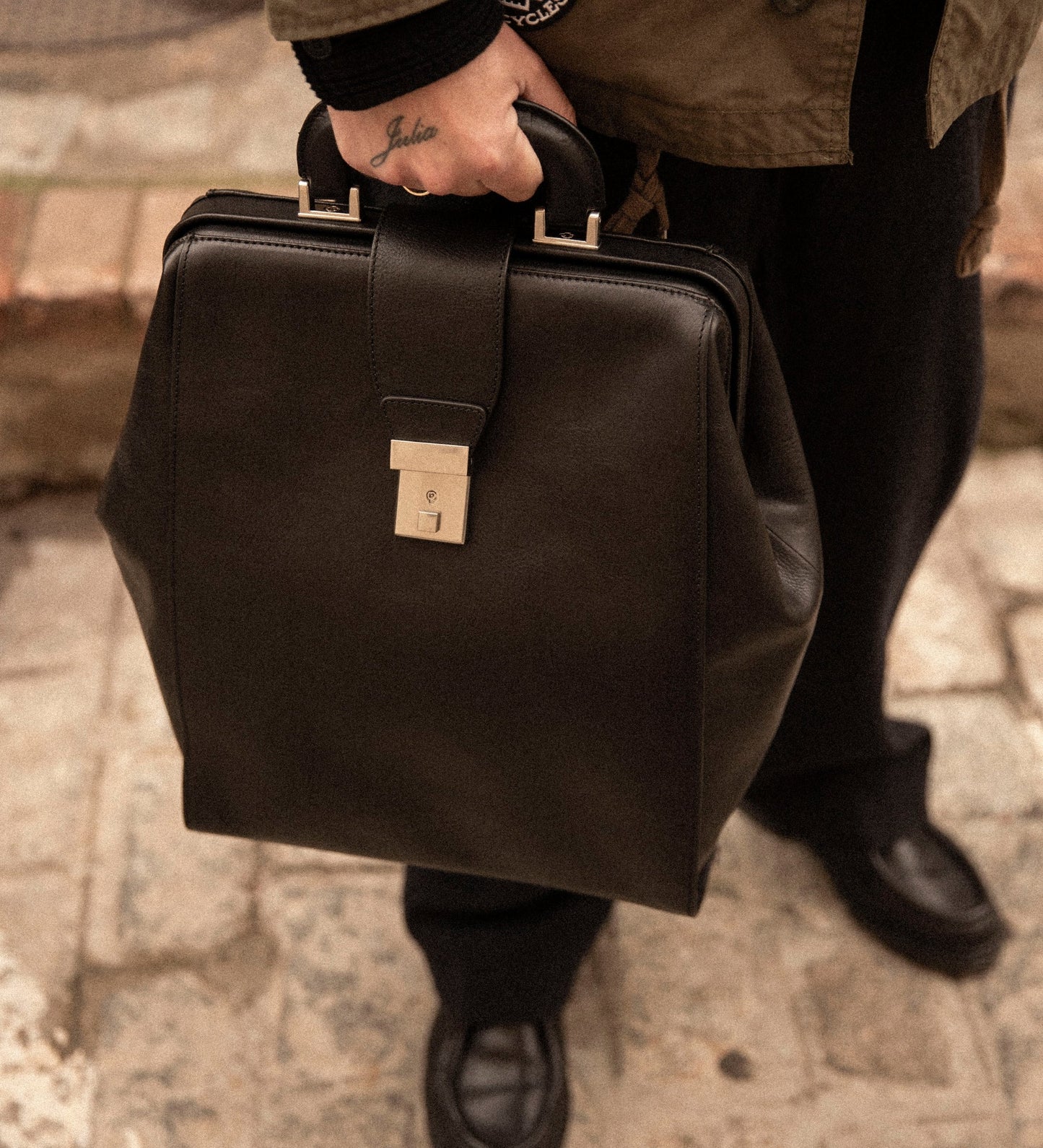 Sac à dos en cuir - A Brief Story of Time