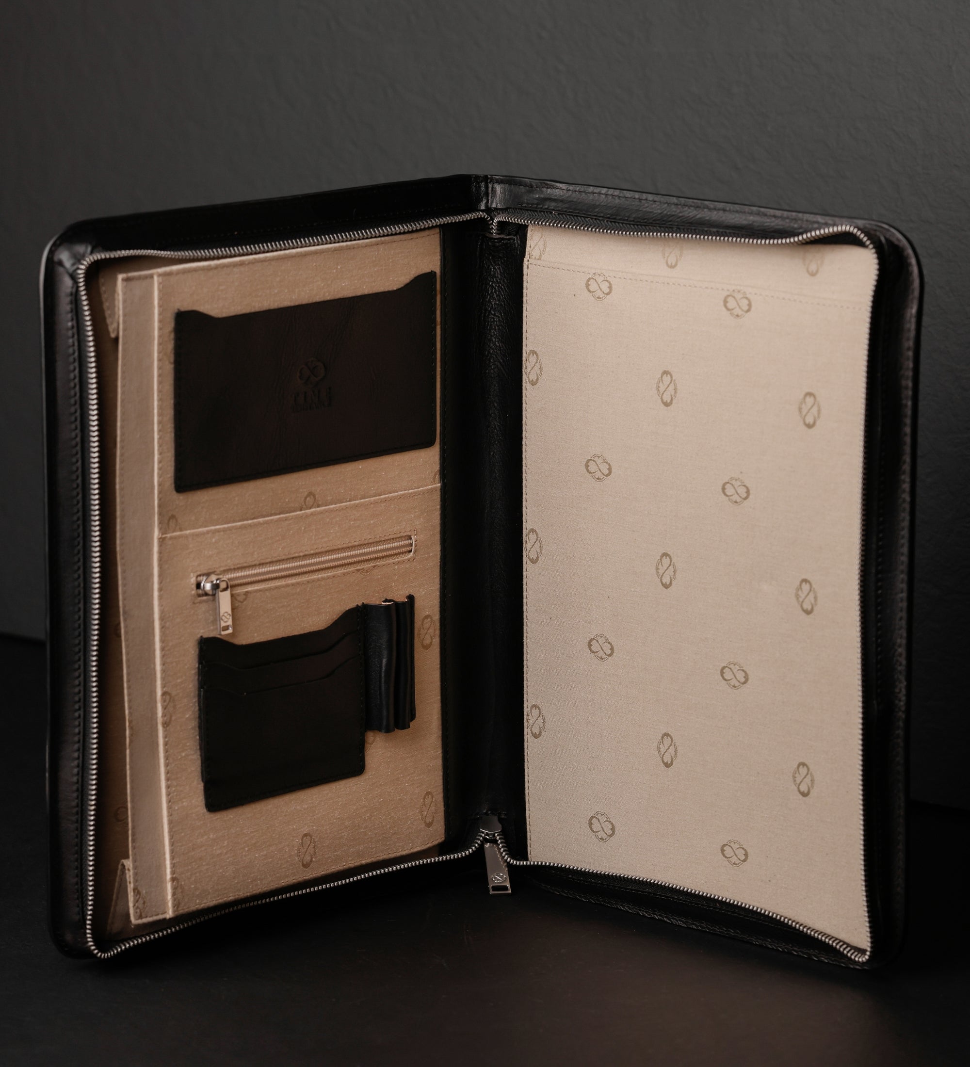 Leather A4 Documents Folder Organizer - Candide