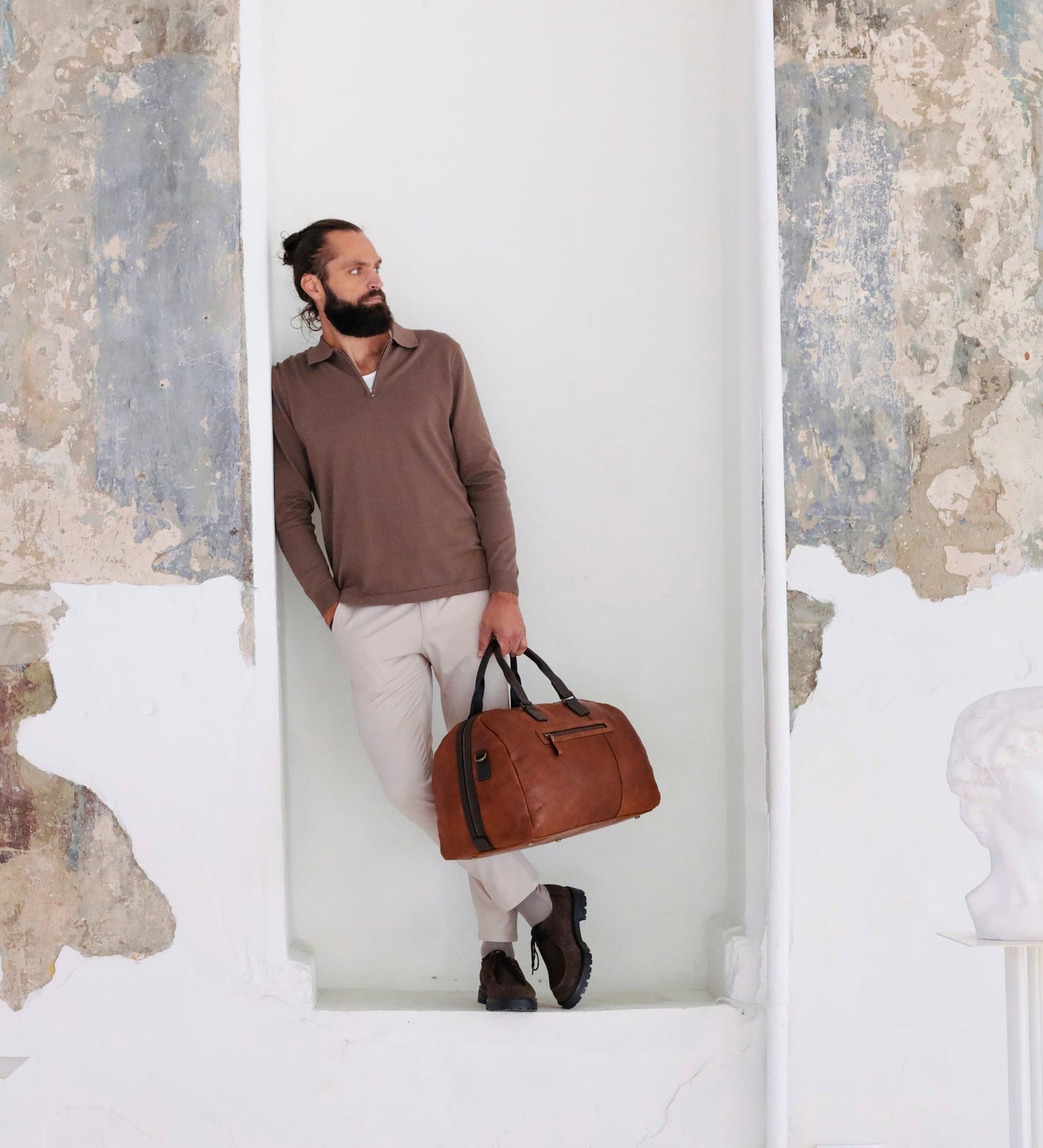 Sac de sport en cuir - The Day of The Locust