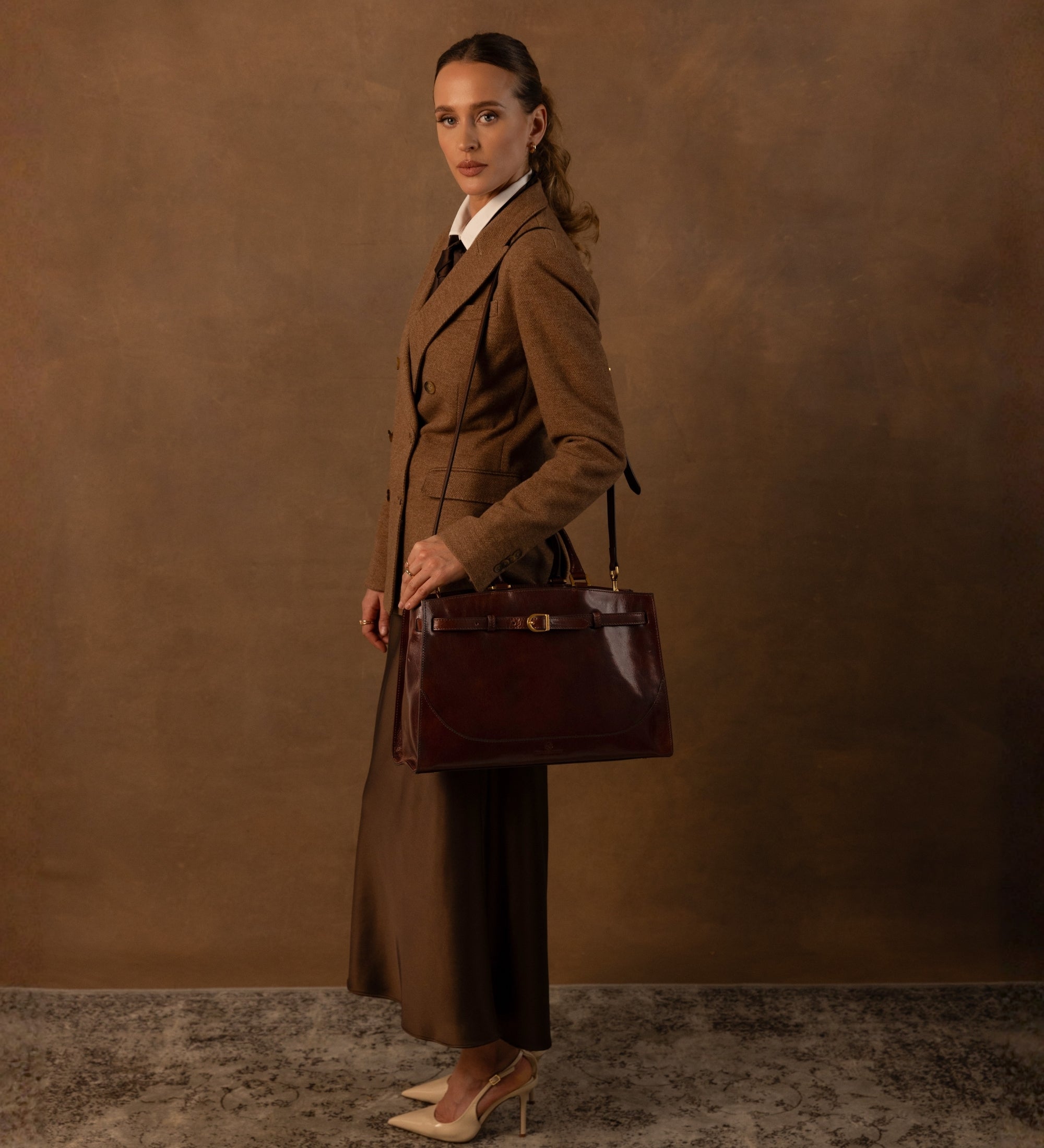 Womens Leather Handbag - Shirley