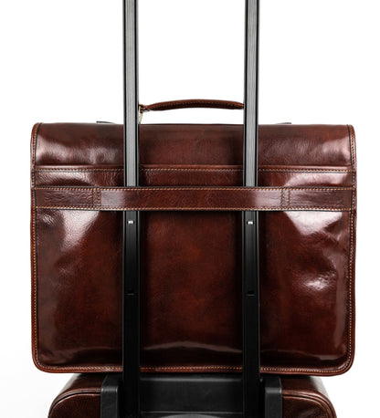Porte-documents et sacoche en cuir - The Time Machine
