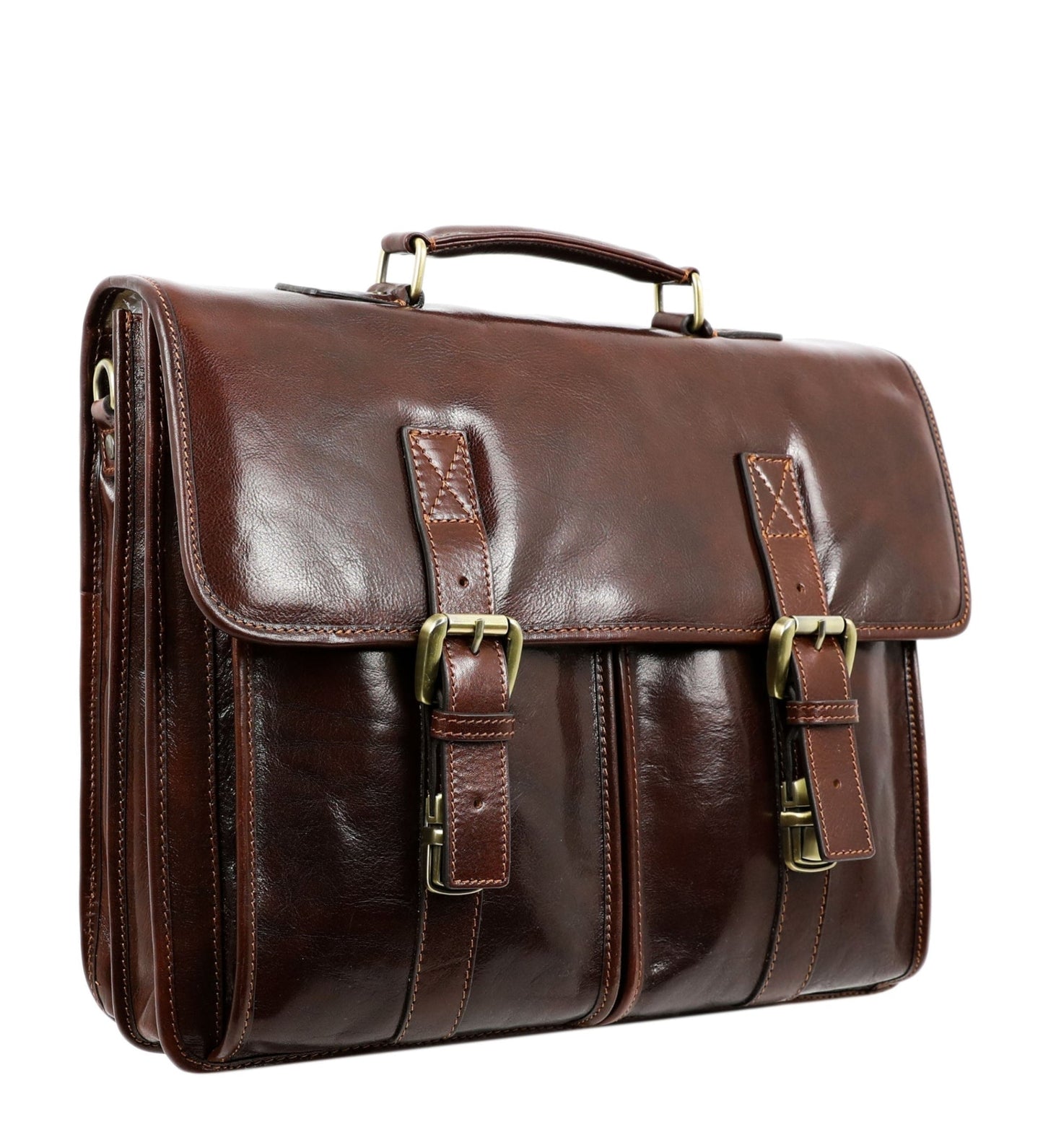 Porte-documents et sacoche en cuir - The Time Machine