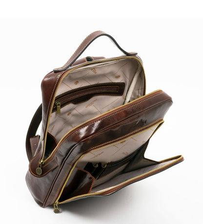 Womens Leather Backpack - The Sun Also Rises