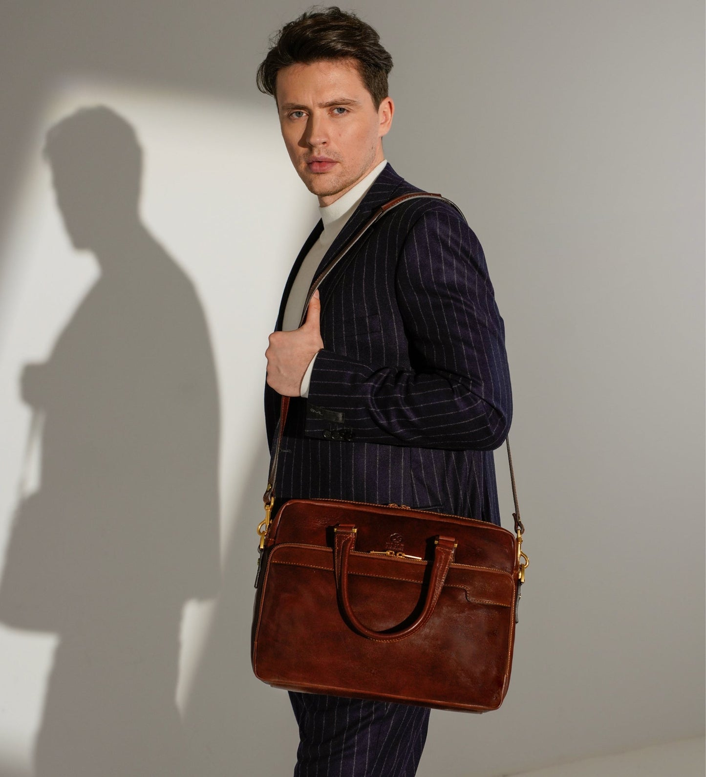 Sacoche en cuir pour ordinateur portable - Orlando