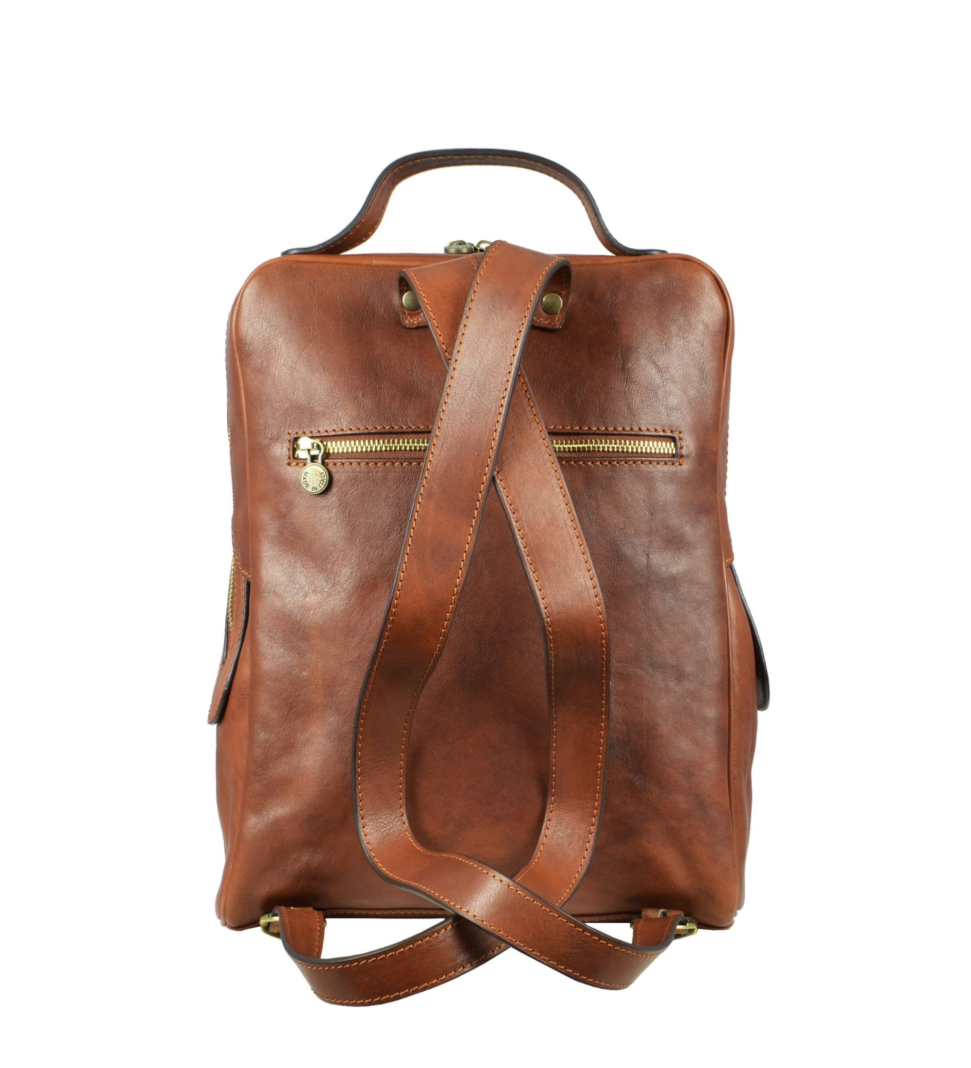 Womens Leather Backpack - The Sun Also Rises