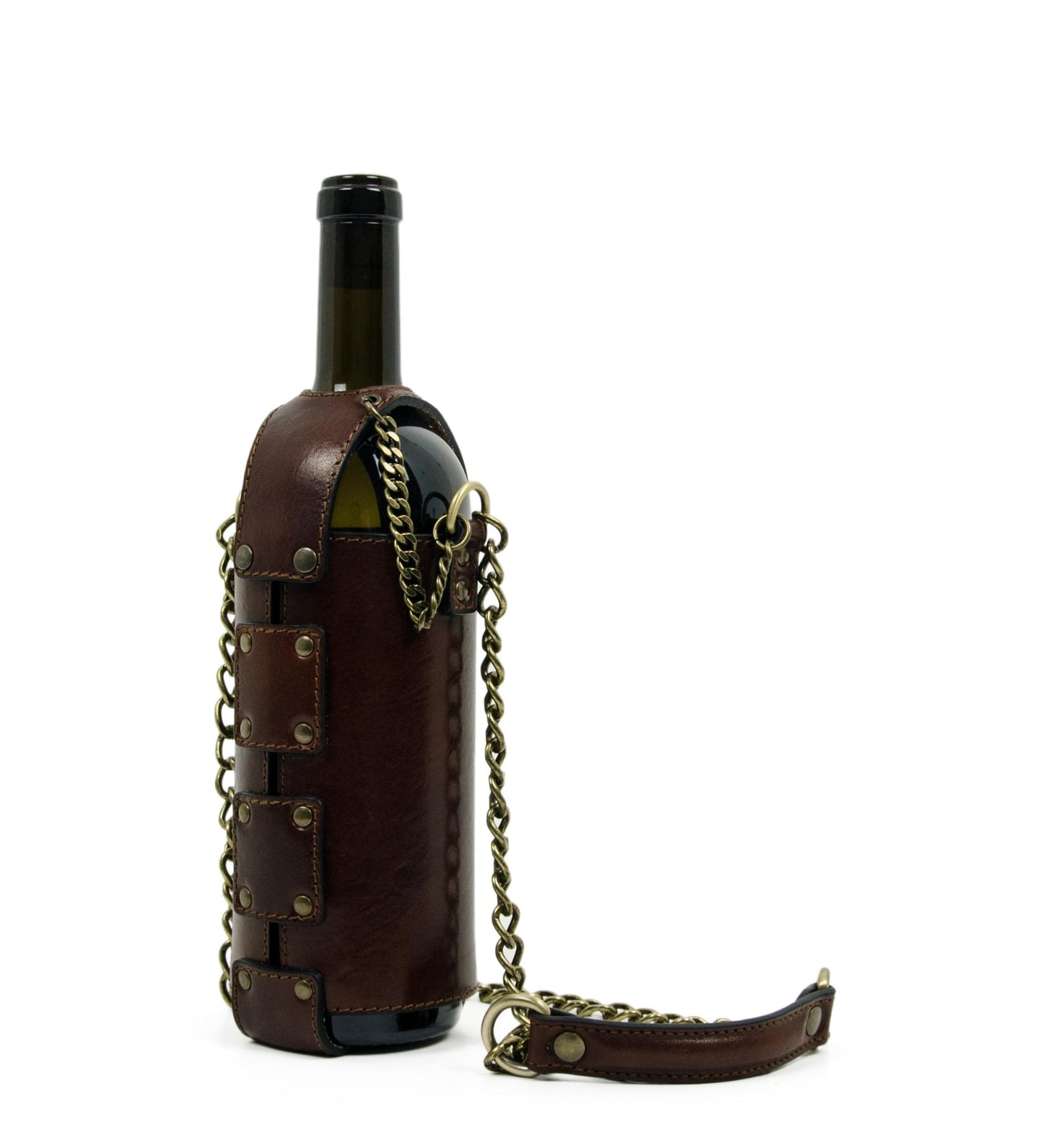 Sac porte-bouteille en cuir - Saving Grapes