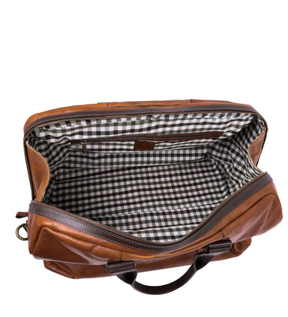 Leather Duffel Bag for Women - The Day of The Locust