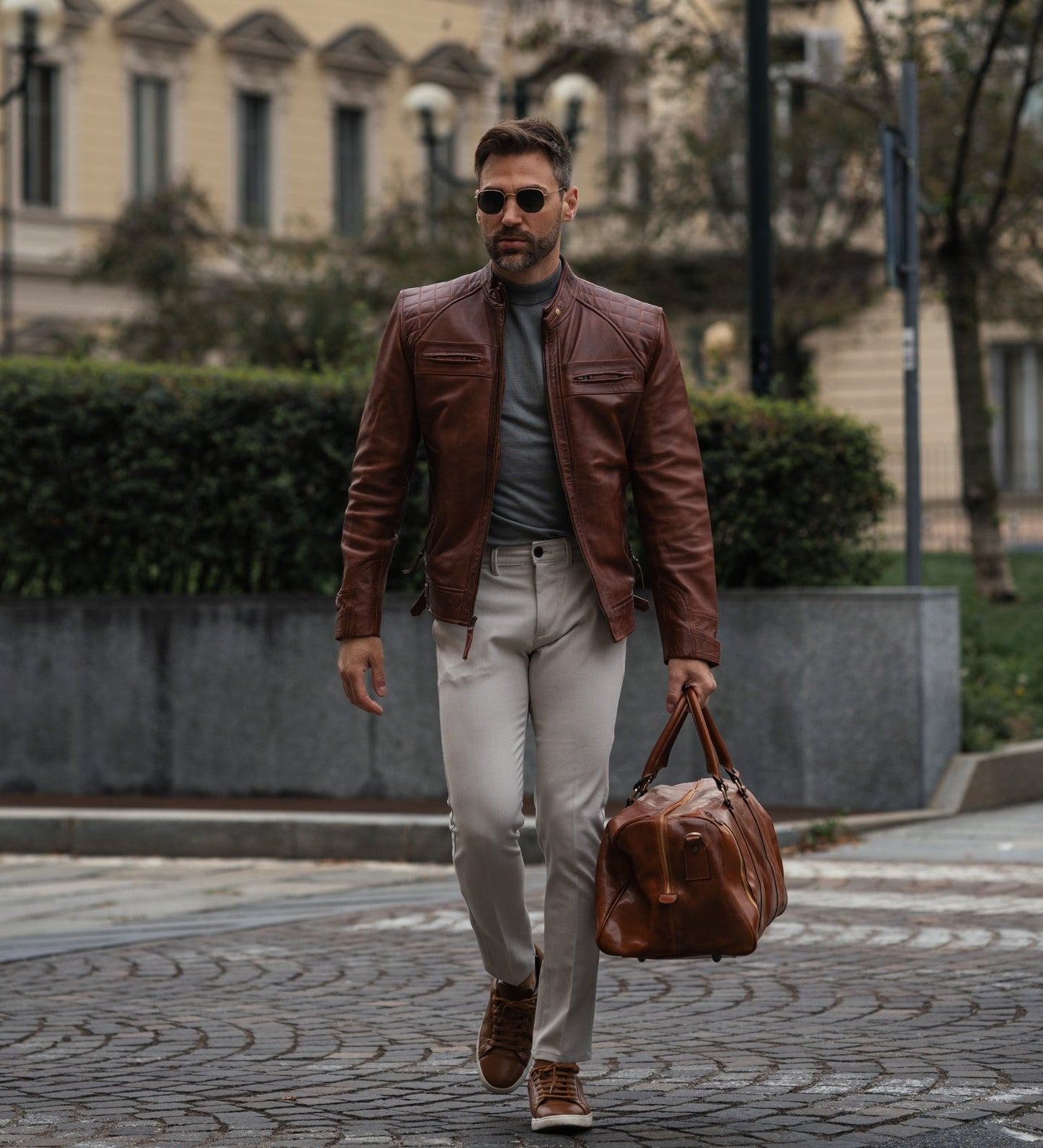 Sac de sport en cuir - Wise Children