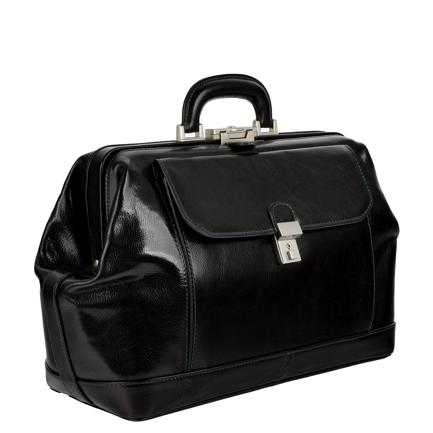 Large Italian Leather Doctor Bag - Hamlet