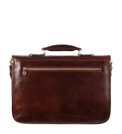 Sacoche en cuir pour ordinateur portable - Illusions