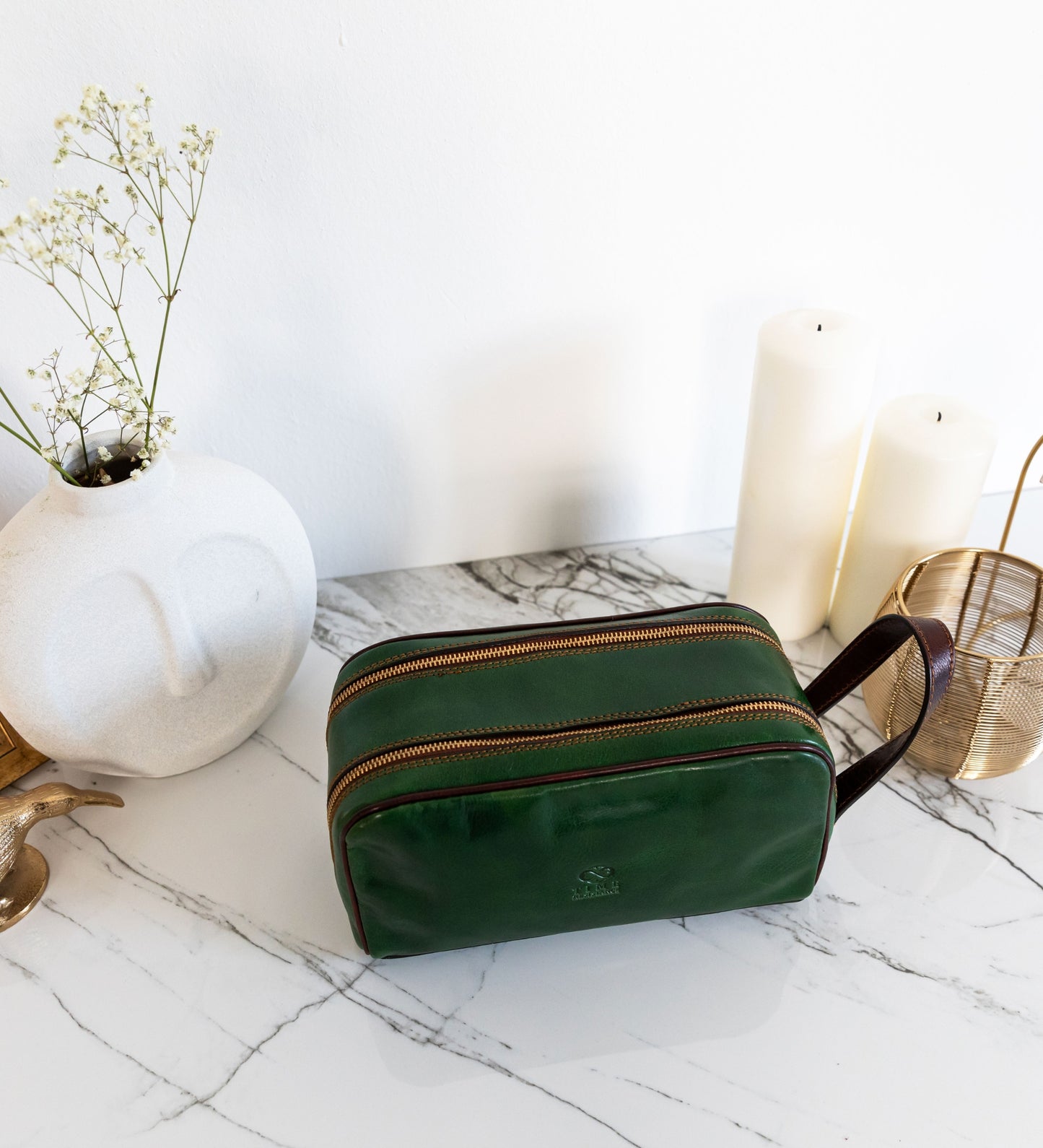 Leder-Kosmetiktasche Dopp Kit - All the Kings Men