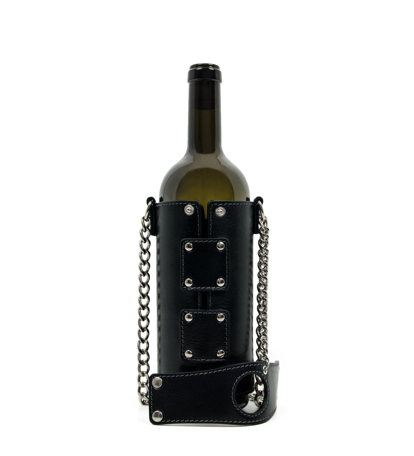 Sac porte-bouteille en cuir - Saving Grapes