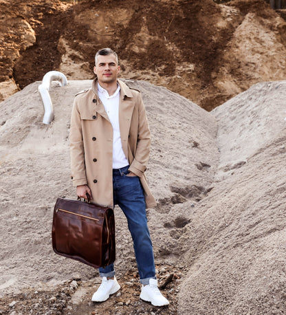 Housse à vêtements en cuir - Great Expectations