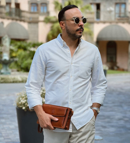 Pochette en cuir - Decameron