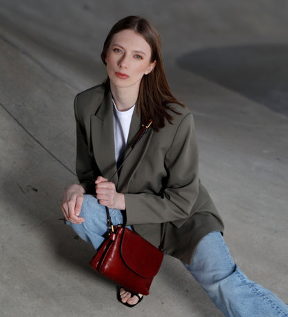 Sac à bandoulière en cuir - Sophie's Choice