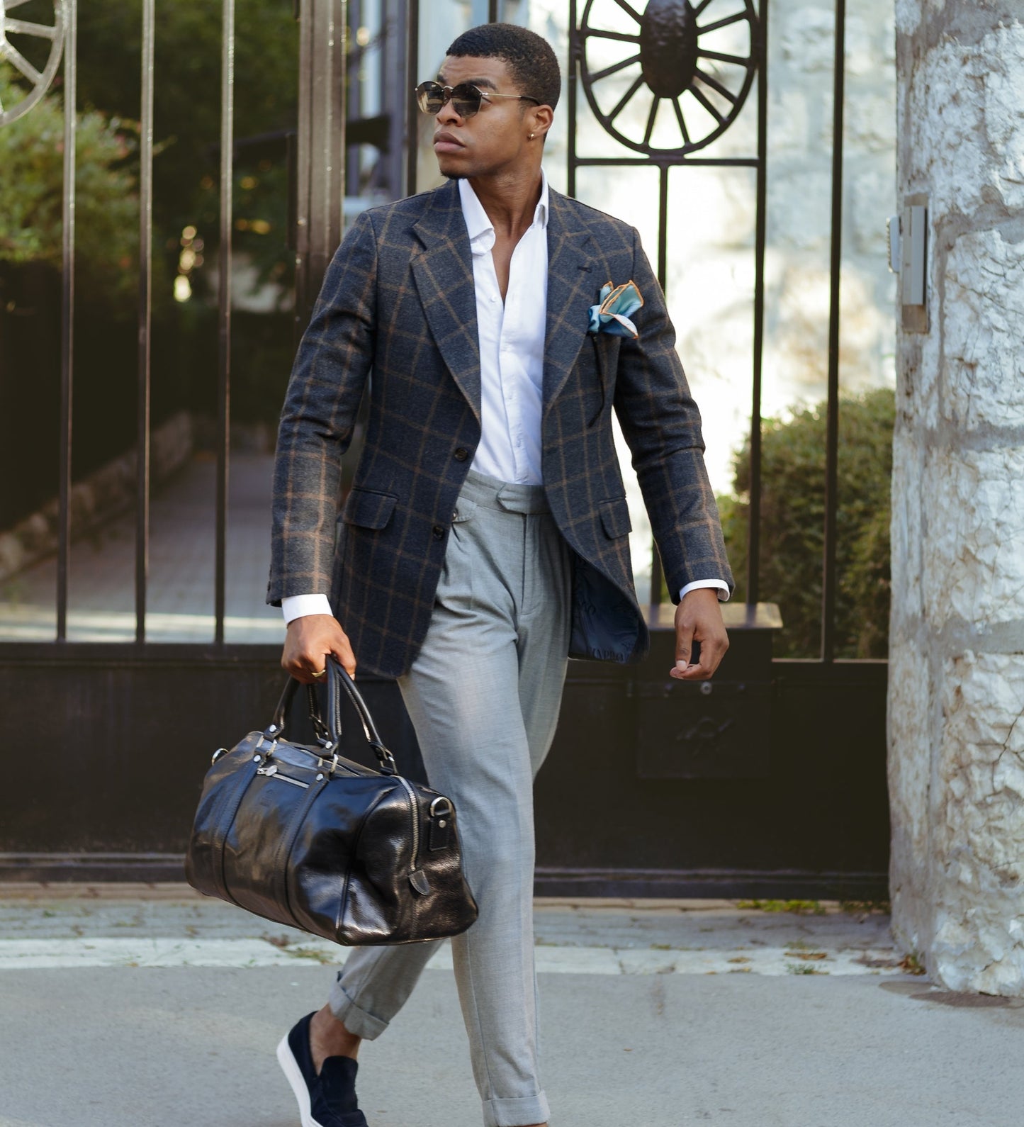 Petit sac fourre-tout en cuir - The Ambassadors