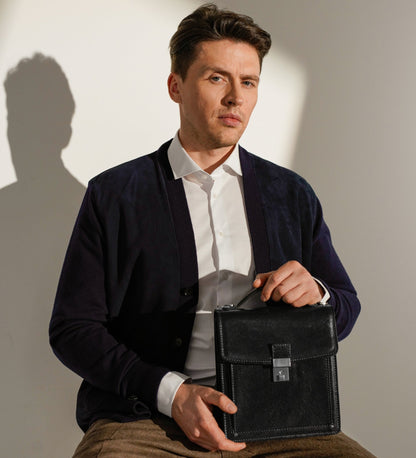 Small Leather Briefcase - Walden