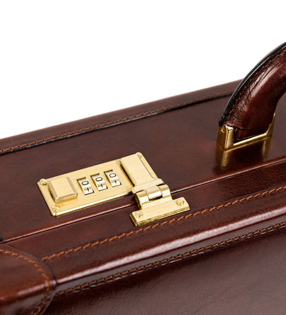 Petite mallette, cartable en cuir - The House of Mirth