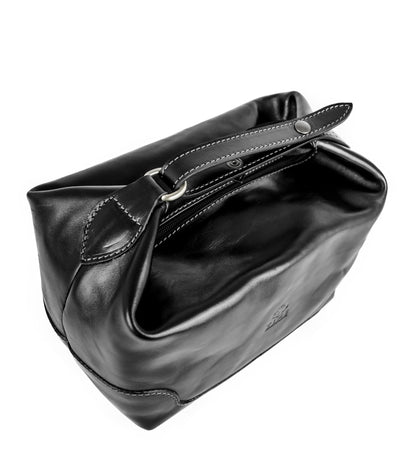 Trousse de toilette en cuir - Autumn Leaves