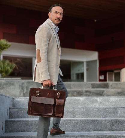 Sacoche en cuir porte-documents - TheProphet