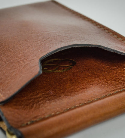 Womens Leather Money Clip Wallet - Tom Jones