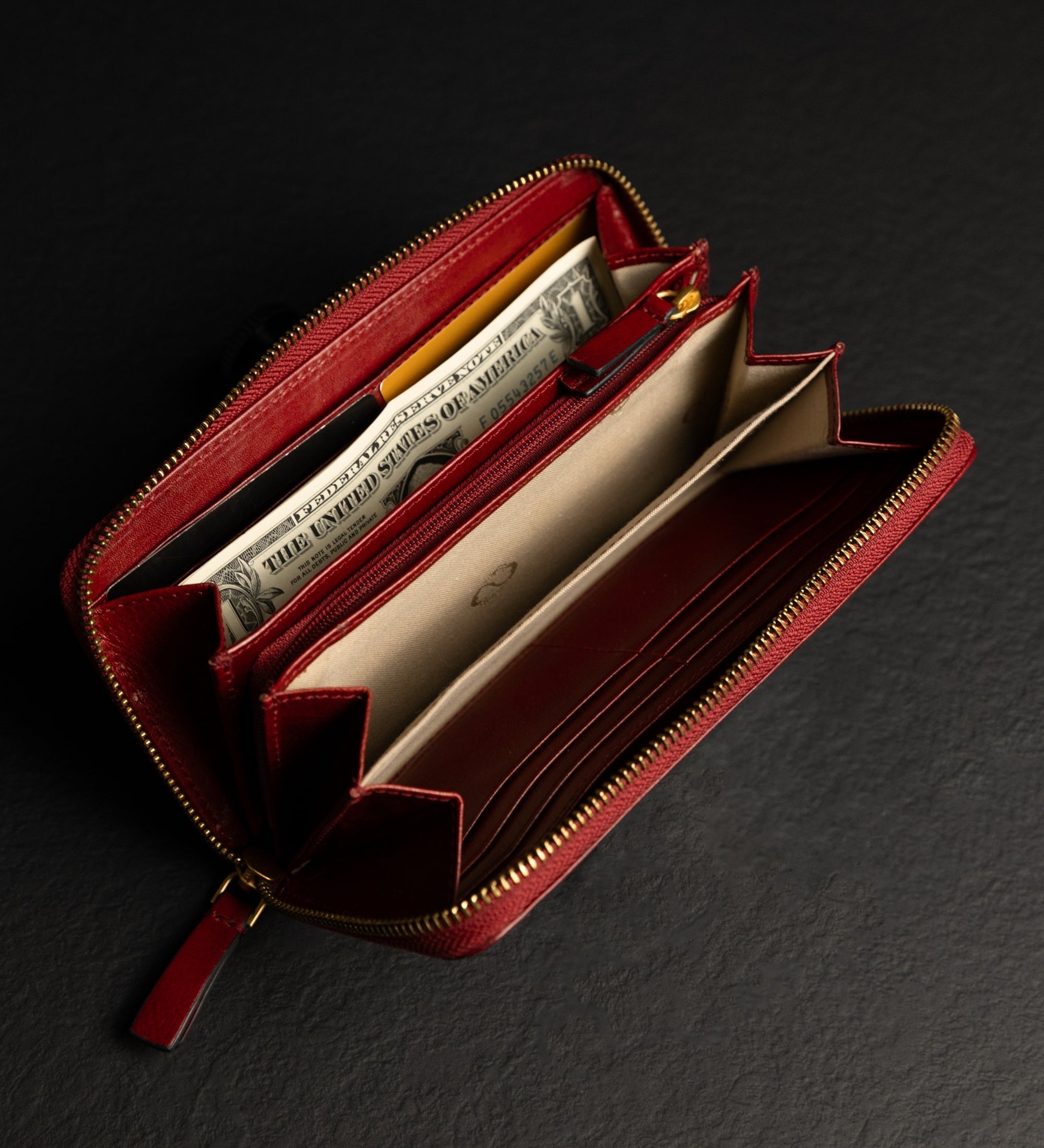 Women’s Leather Continental Wallet - Excellent Women