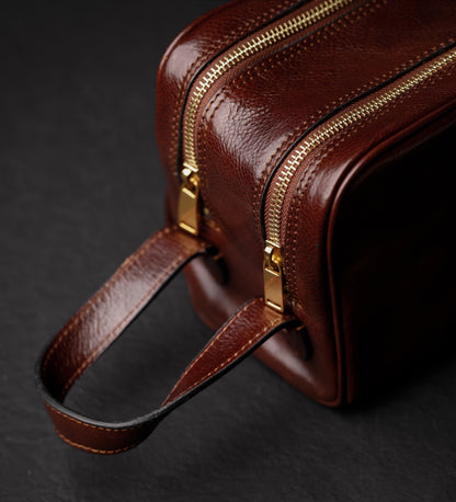 Leder-Kosmetiktasche Dopp Kit - All the Kings Men