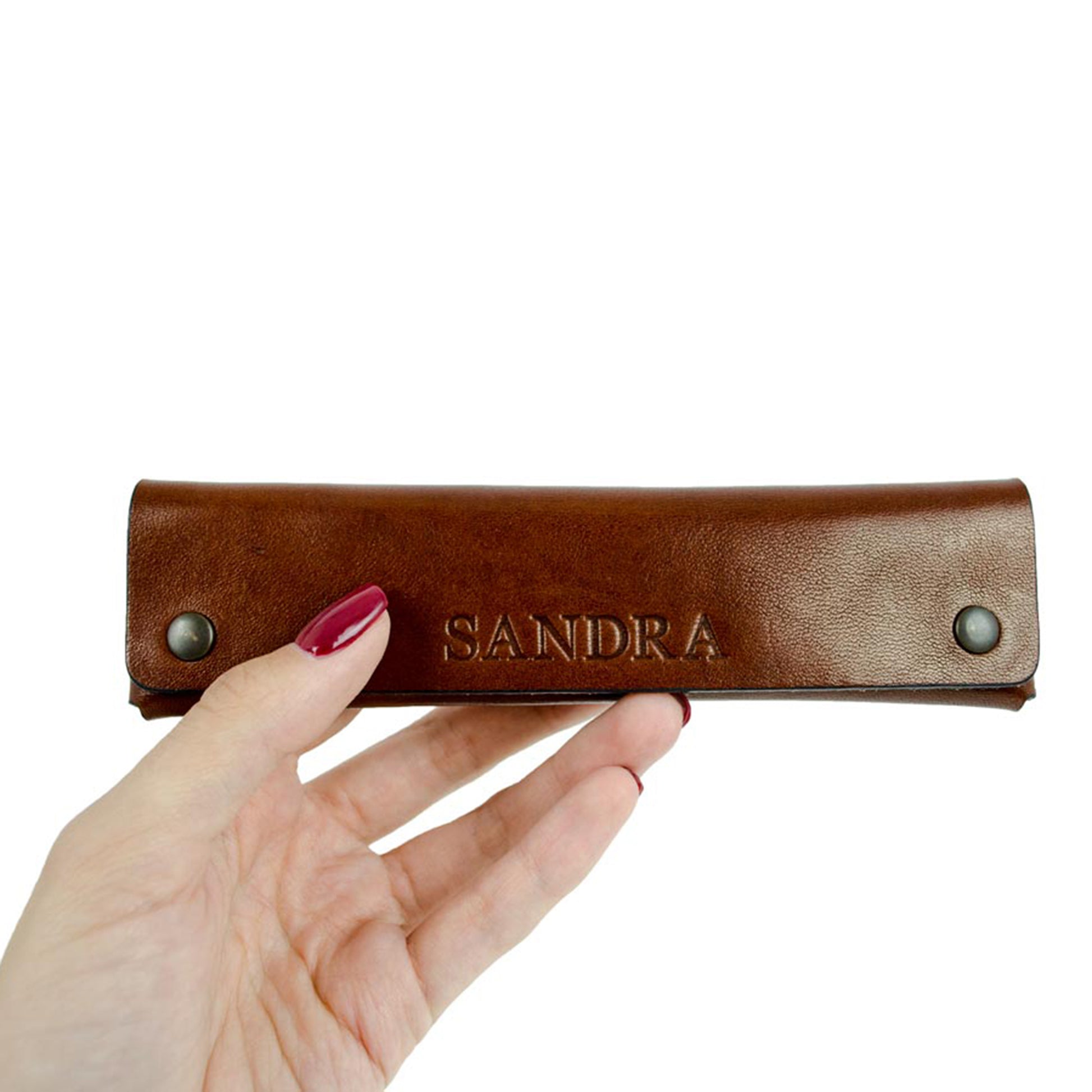 Leather Pen Case Holder - Appointment in Samarra Accessories Time Resistance   