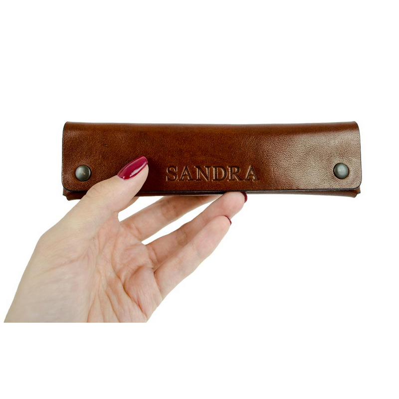 Leather Pen Case Holder - Appointment in Samarra Accessories Time Resistance   