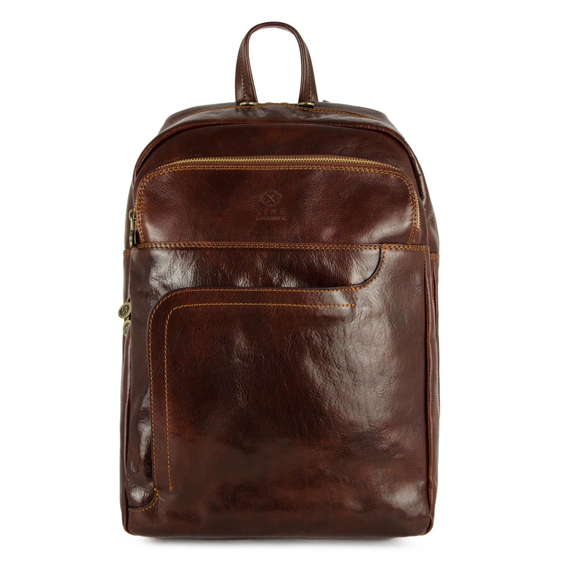 Large Leather Backpack - L.A. Confidential Backpack Time Resistance   