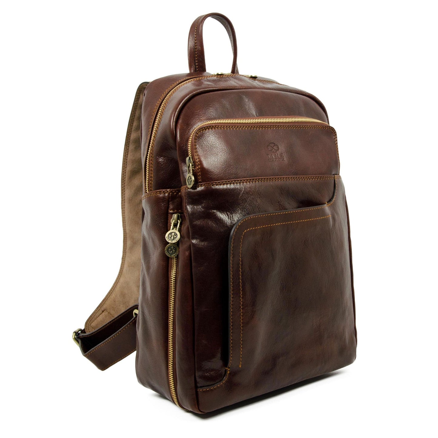 Large Leather Backpack - L.A. Confidential Backpack Time Resistance   