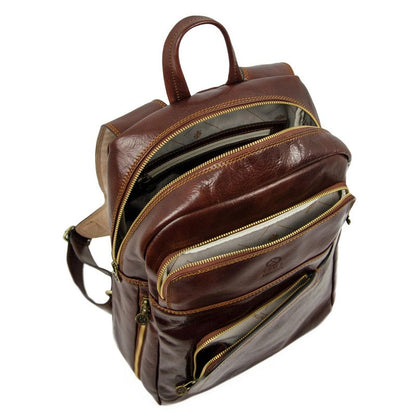 Large Leather Backpack - L.A. Confidential Backpack Time Resistance   