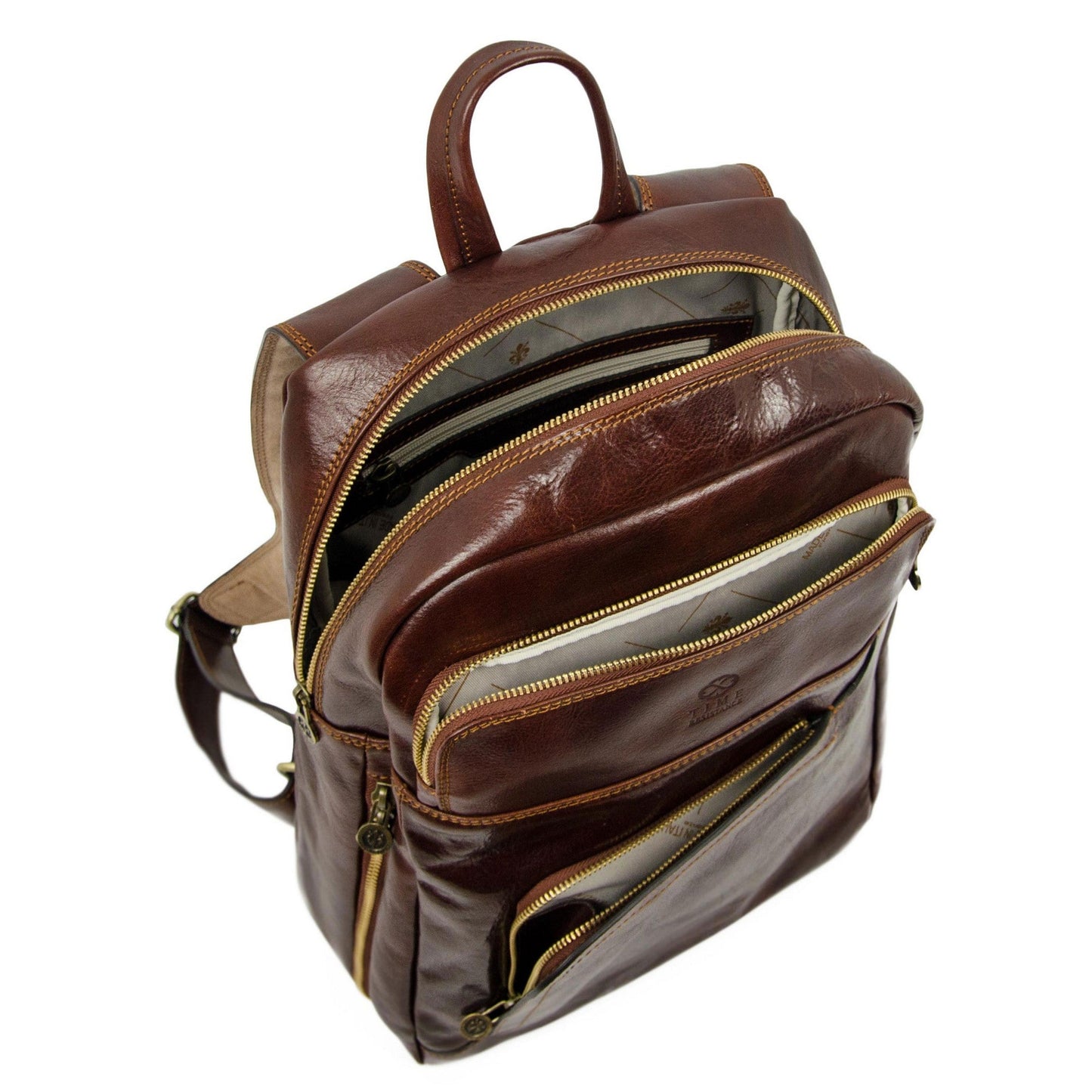 Large Leather Backpack - L.A. Confidential Backpack Time Resistance   