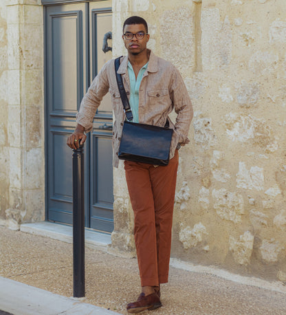Leder Messenger Bag - A Room with a View
