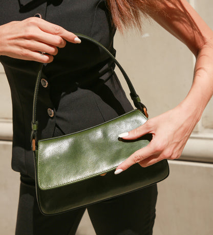 Leather Handbag - Bright Lights, Big City