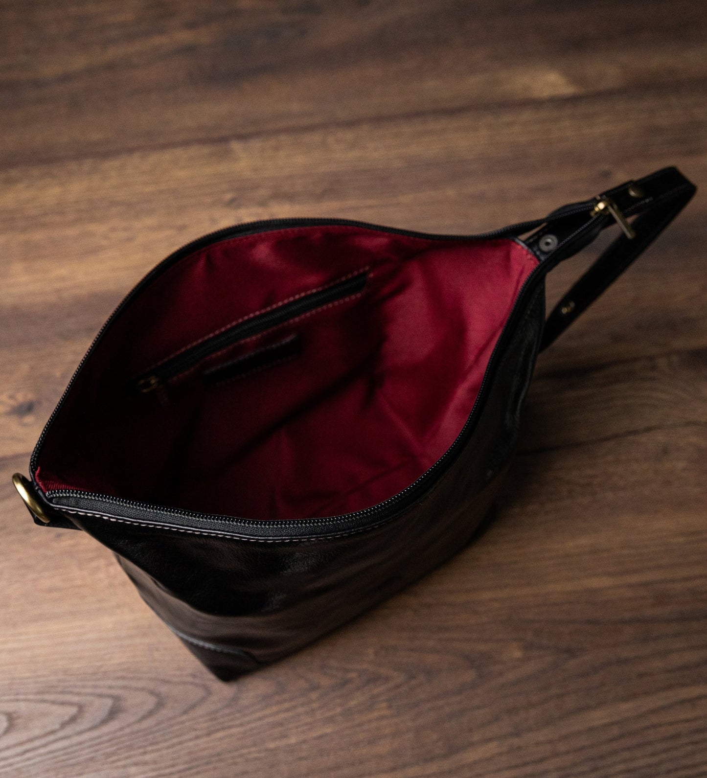 Trousse de toilette en cuir - Autumn Leaves