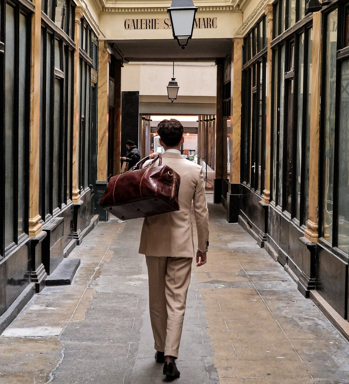 Sac de voyage fourre-tout en cuir - The Count of Monte Cristo