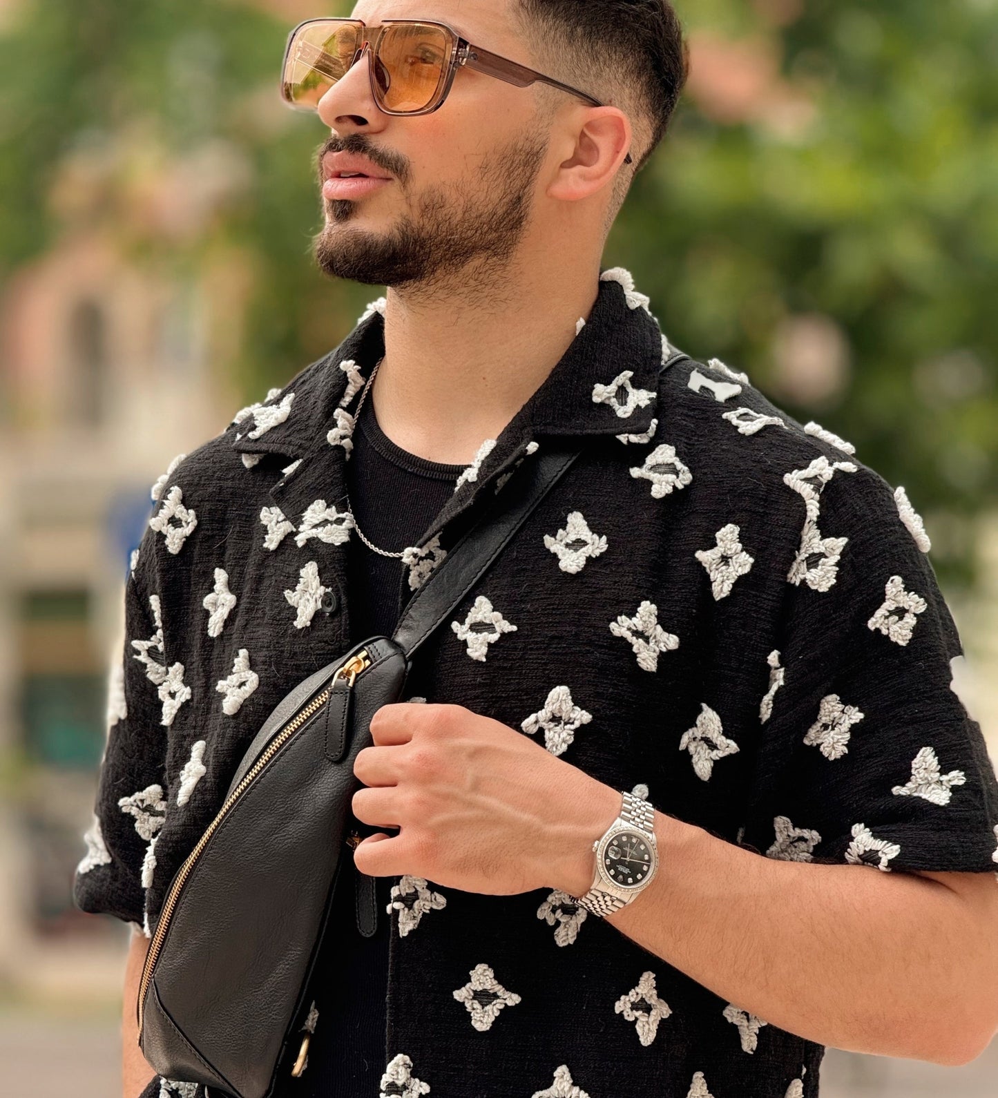 Sac besace en cuir - The Monk