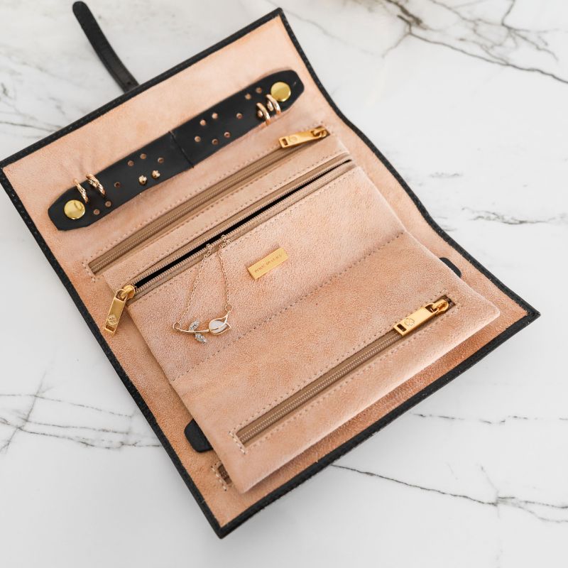 Leather Jewelry Case - Madame Bovary Accessories Time Resistance   