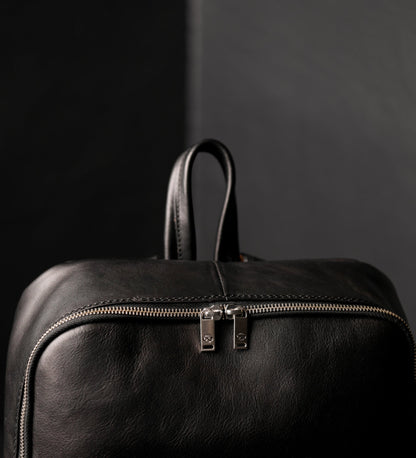 Womens Leather Backpack Travel Bag - The Divine Comedy