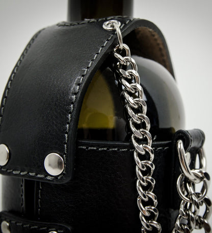 Sac porte-bouteille en cuir - Saving Grapes