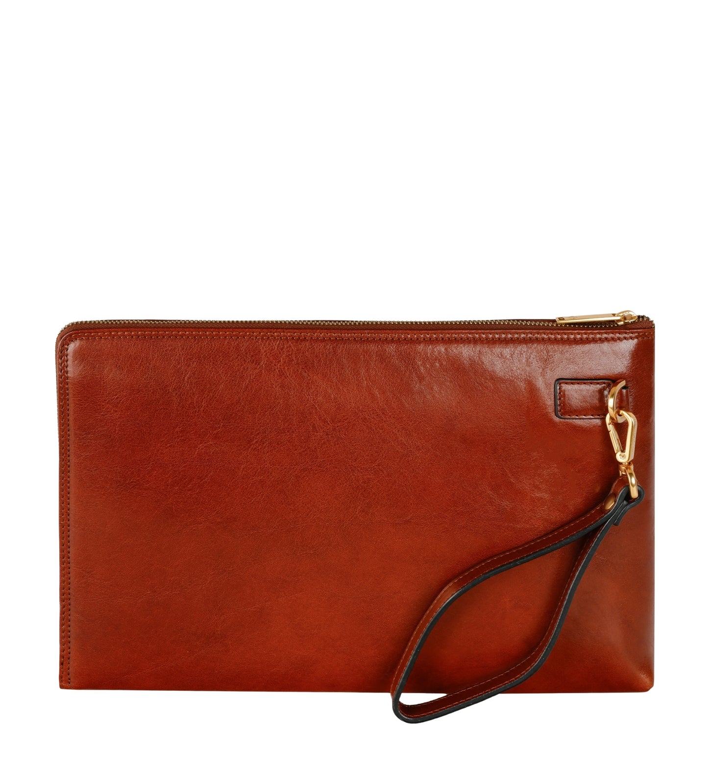 Pochette pour homme en cuir marron - The Brothers Karamazov