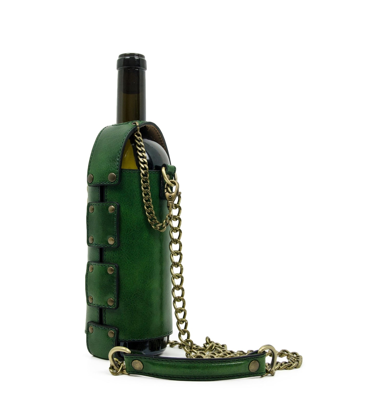 Sac porte-bouteille en cuir - Saving Grapes