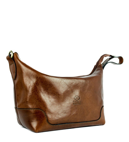 Trousse de toilette en cuir - Autumn Leaves