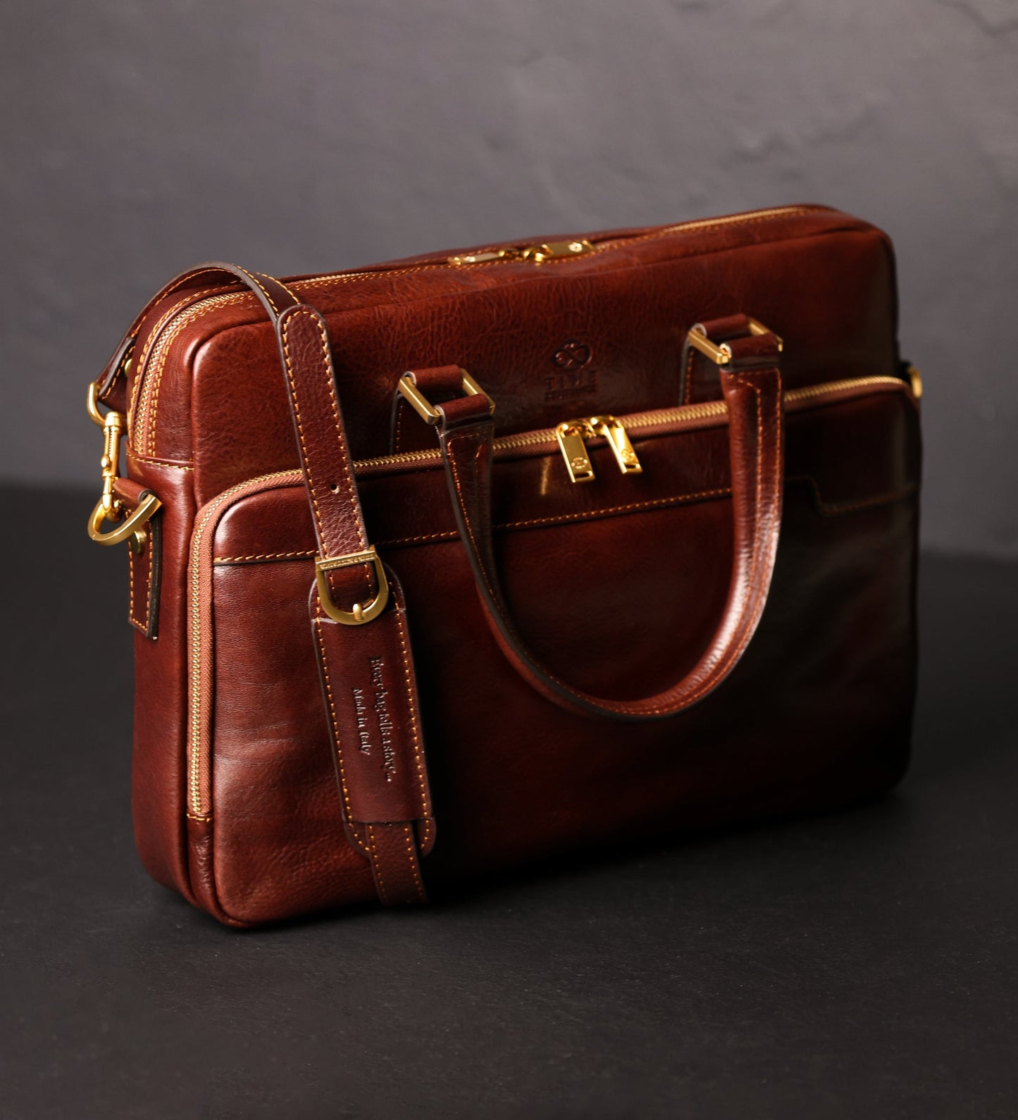 Sacoche en cuir pour ordinateur portable - Orlando