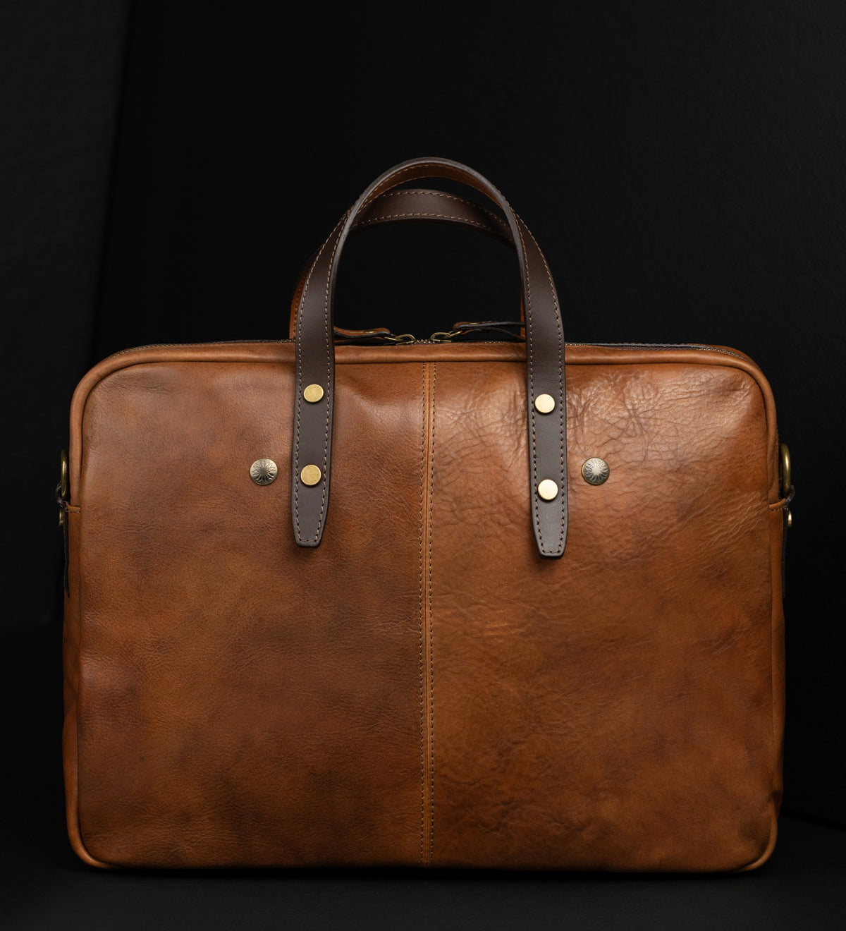 Leather Briefcase Laptop Bag - Lanark