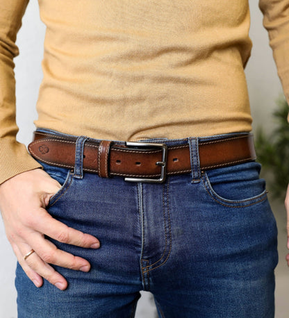 Ceinture en cuir marron - The Return of the Native