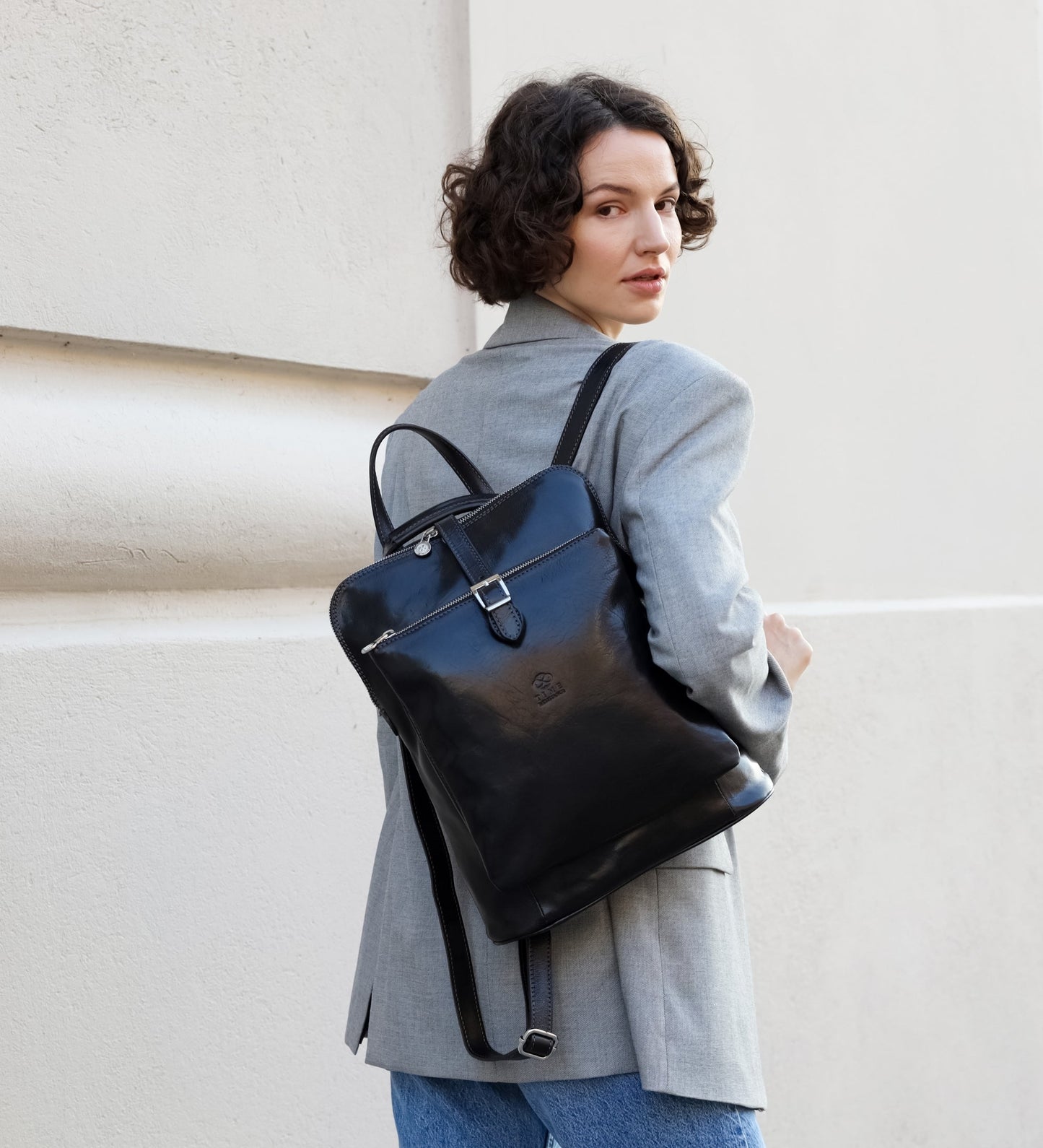 Sac à dos en cuir convertible - Emma
