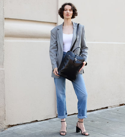 Sac à dos en cuir convertible - Emma